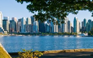 Skyline de Vancouver, viajes en Canadá durante el Mundial 2026