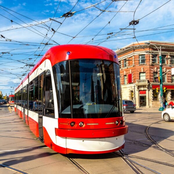 Tranvía en Toronto, medios de transporte en Canadá durante el Mundial 2026